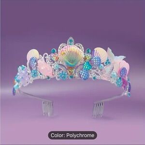Mermaid-Inspired Polychrome Tiara